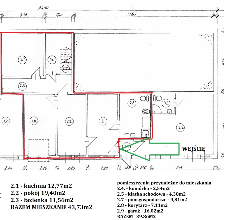 Mieszkanie 83,59&nbsp;m², Grądy-Woniecko - zdjęcie 2