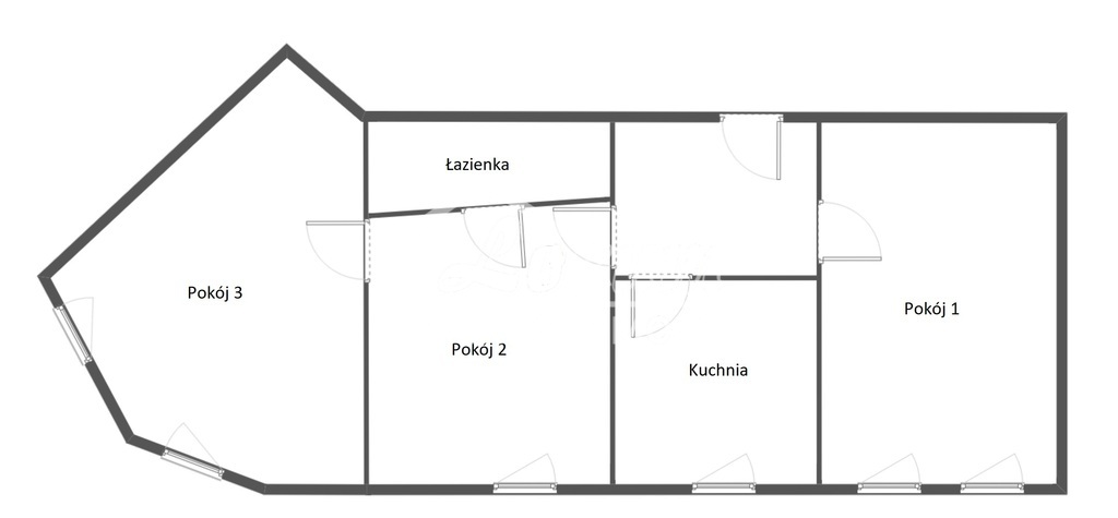 Mieszkanie 57,31&nbsp;m², Szczecin - zdjęcie 3