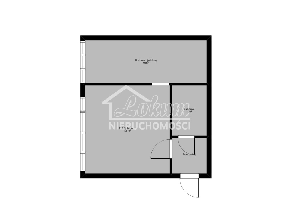 Mieszkanie 27,6&nbsp;m², Szczecin, Centrum, al. Niepodległości - zdjęcie 12