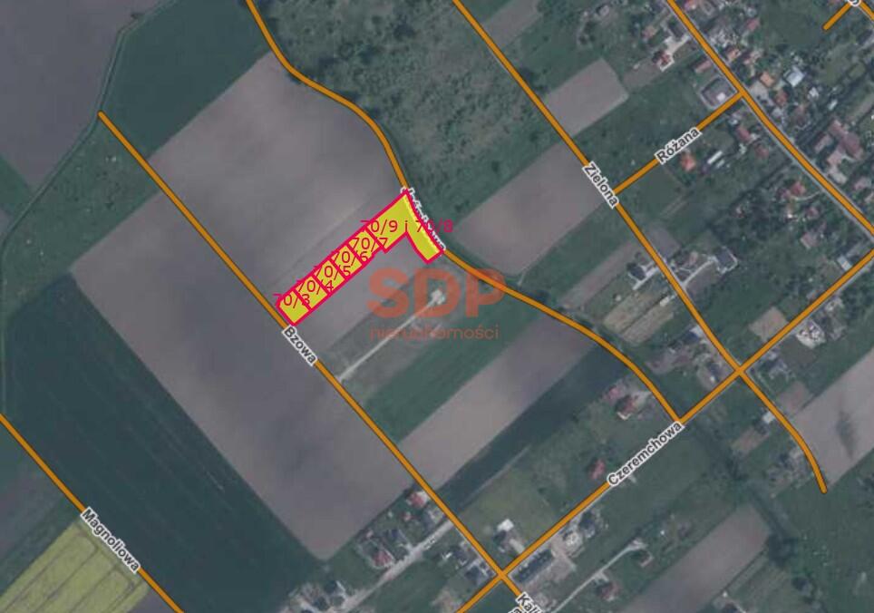 Działka budowlana 757 m², Siechnice, Bzowa - zdjęcie 2
