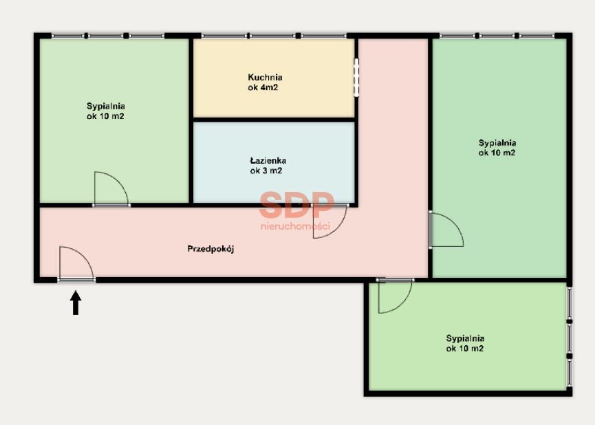 Mieszkanie 48 m², Wrocław, Kamienna - zdjęcie 7