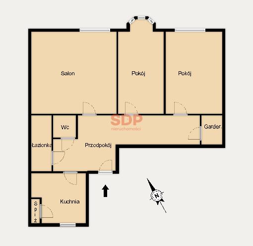 Mieszkanie 96&nbsp;m², Wrocław, Stare Miasto, Brzeska - zdjęcie 16