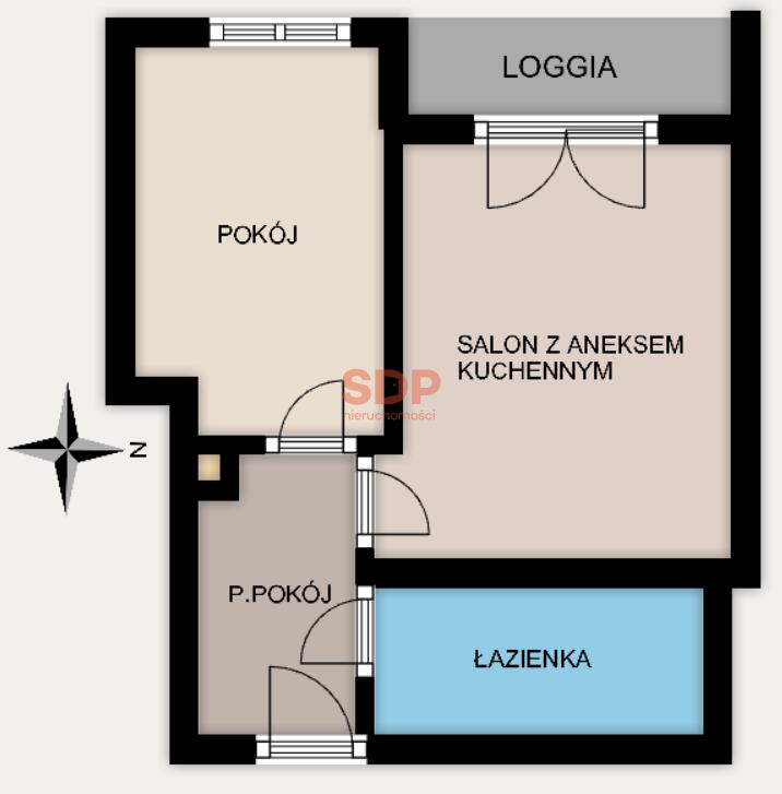 Mieszkanie 36 m², Wrocław, Fabryczna, Łomnicka - zdjęcie 7
