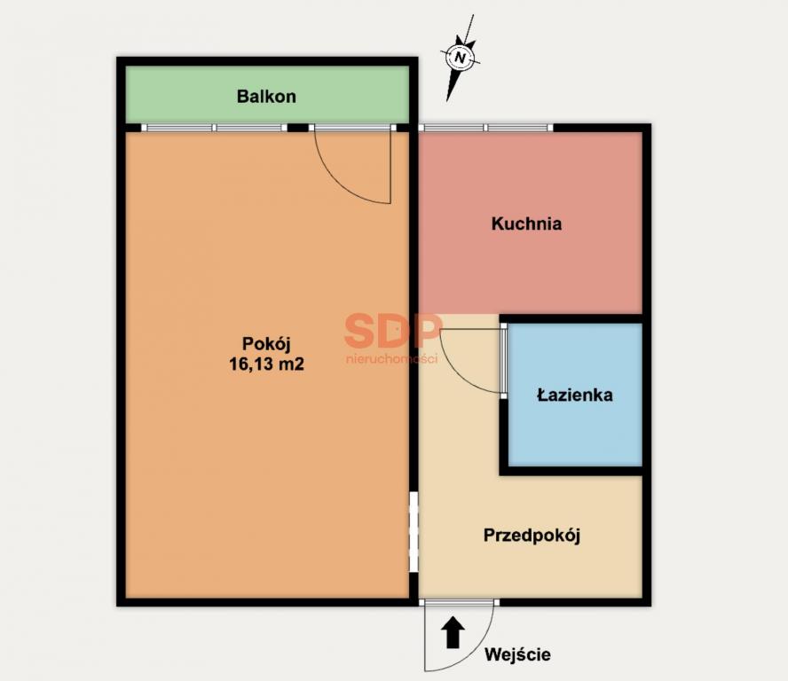 Mieszkanie 30&nbsp;m², Łódź, Inowrocławska - zdjęcie 10
