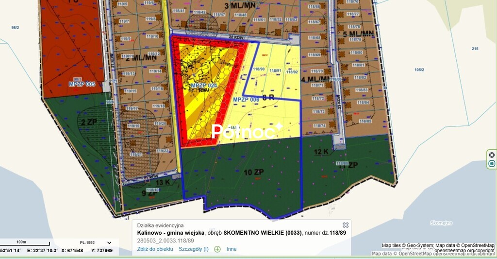 Działka inwestycyjna 3151 m², Skomętno Wielkie - zdjęcie 11