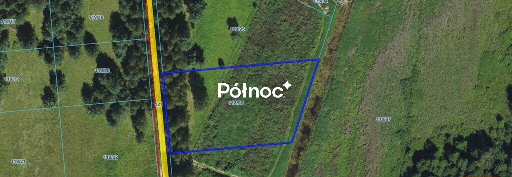 Działka inwestycyjna 3151 m², Skomętno Wielkie - zdjęcie 3