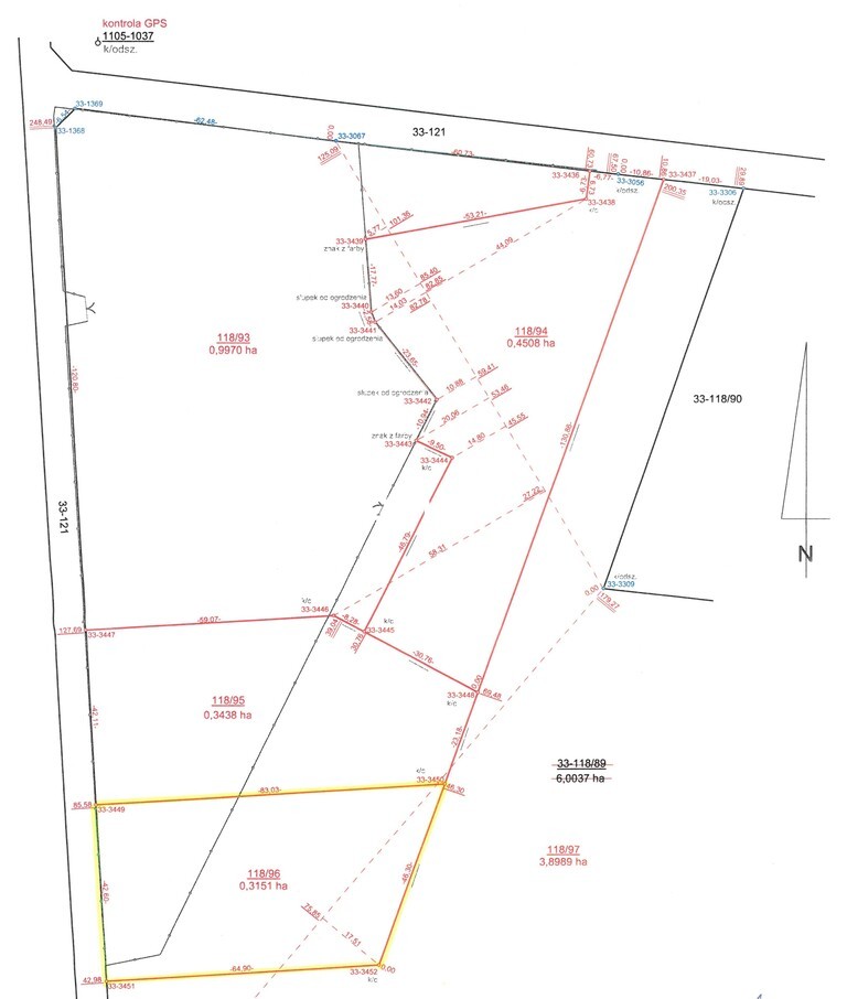 Działka inwestycyjna 3151 m², Skomętno Wielkie - zdjęcie 2