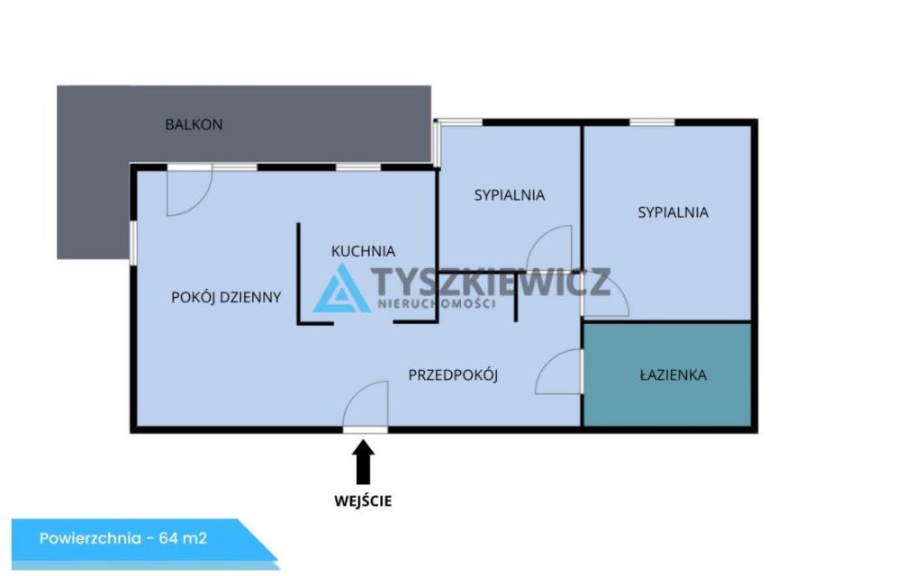 Mieszkanie 3 pok. 64 m2, Piecki - Migowo, Lema - zdjęcie 18