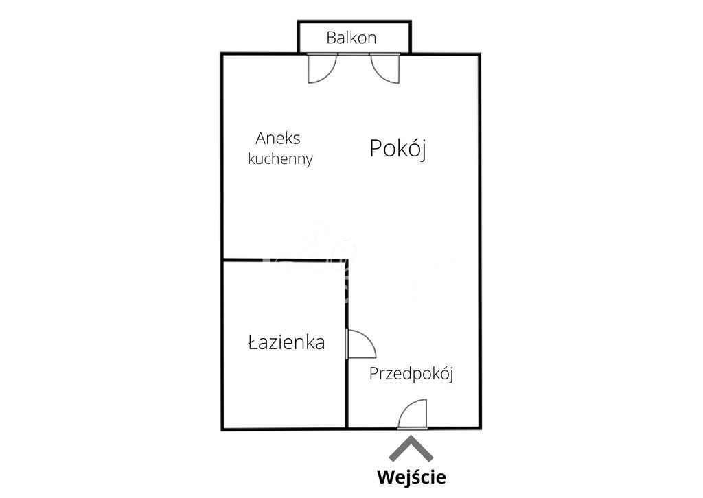 Mieszkanie 27,92 m², Szczecin, Gumieńce, Bronowicka - zdjęcie 13