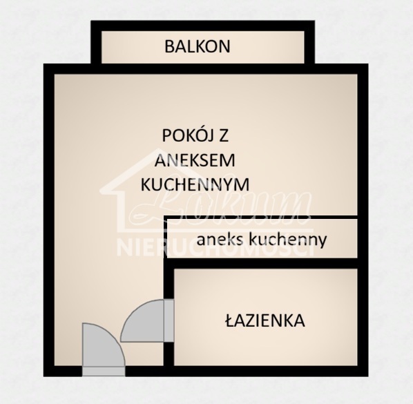 Mieszkanie 26,04 m², Szczecin, Nowe Miasto, Stefana Lewandowskiego - zdjęcie 3