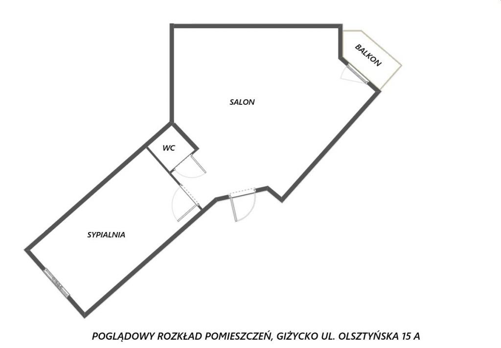 Mieszkanie 34 m², Giżycko - zdjęcie 11