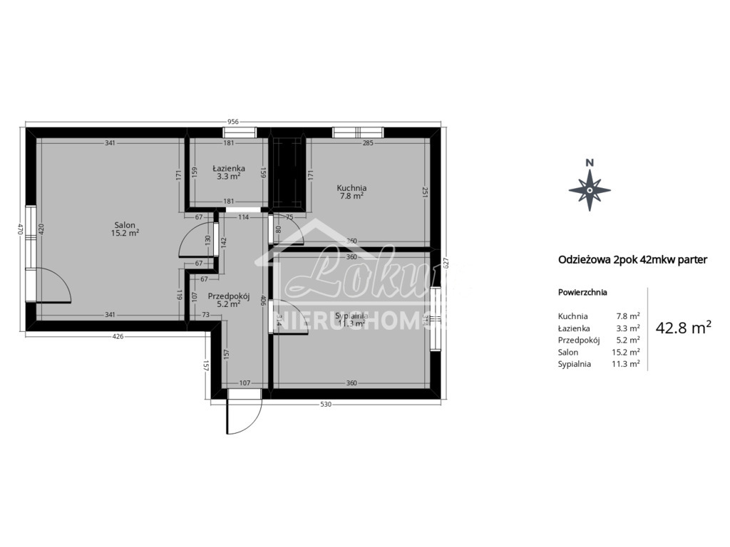Mieszkanie 42,8 m², Szczecin, Centrum, Odzieżowa - zdjęcie 5