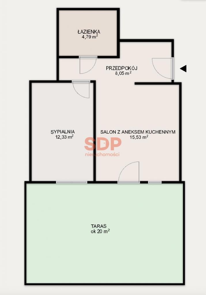 Mieszkanie 41 m², Wrocław, Honoriusza Balzaka - zdjęcie 14