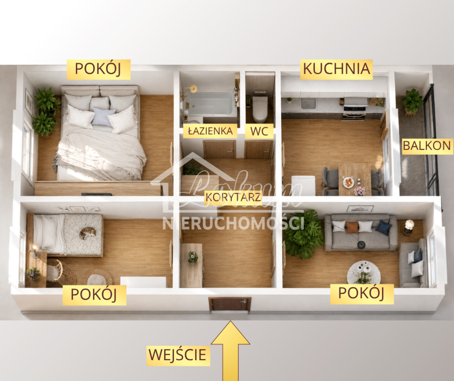 Mieszkanie 63&nbsp;m², Pyrzyce - zdjęcie 4