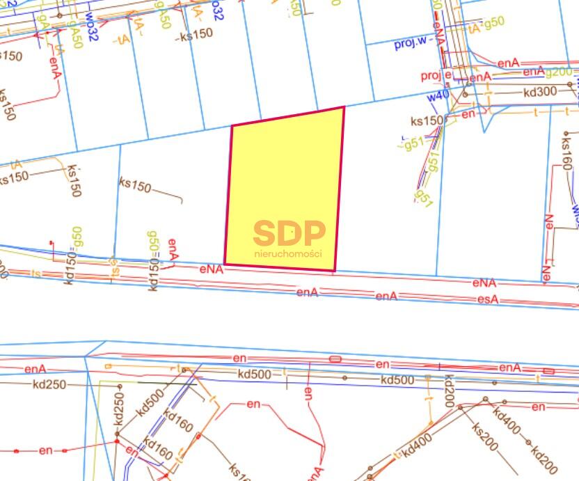 Działka budowlana 1308 m², Wrocław, Żmigrodzka - zdjęcie 3