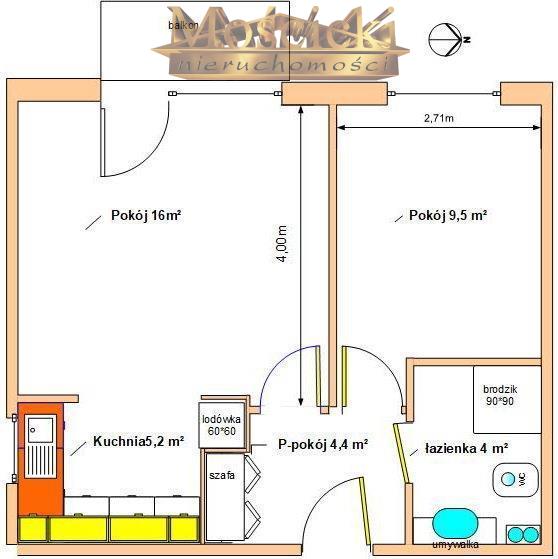 Bemowo dwa pokoje 40 m2 piętro 1/2 garaż podziemny - zdjęcie 5