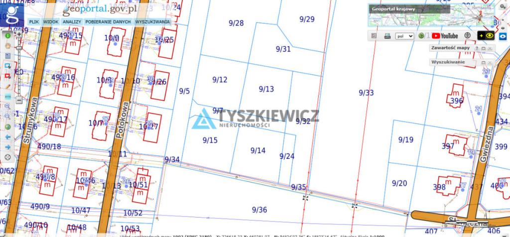 Działka przy ul. Gryfitów w Baninie - zdjęcie 5