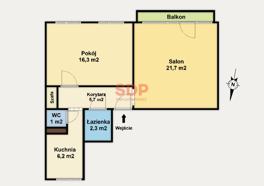 Mieszkanie 53&nbsp;m², Łódź, Bałuty, 11-go Listopada - zdjęcie 12
