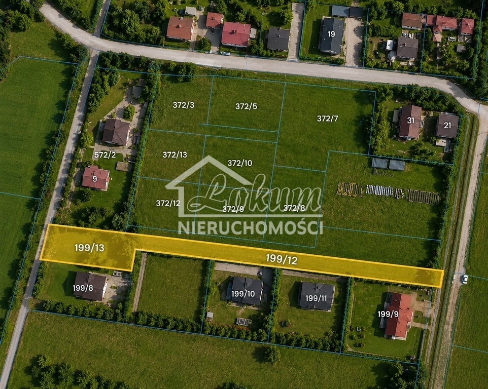 Działka budowlana 1150&nbsp;m², Rurzyca, Skryta - zdjęcie 2