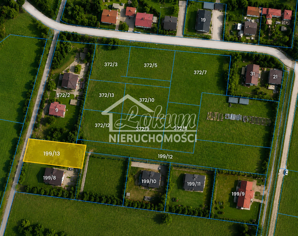 Działka budowlana 1150 m², Rurzyca, Skryta - zdjęcie 1