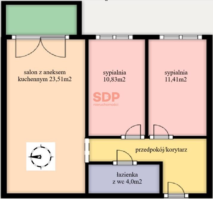 Mieszkanie 60 m², Wrocław, Kunickiego Stanisława - zdjęcie 14