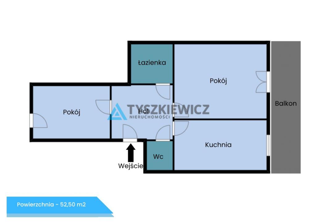 2 pokoje z balkonem | 1. piętro | Osiedle Bursztyn - zdjęcie 4