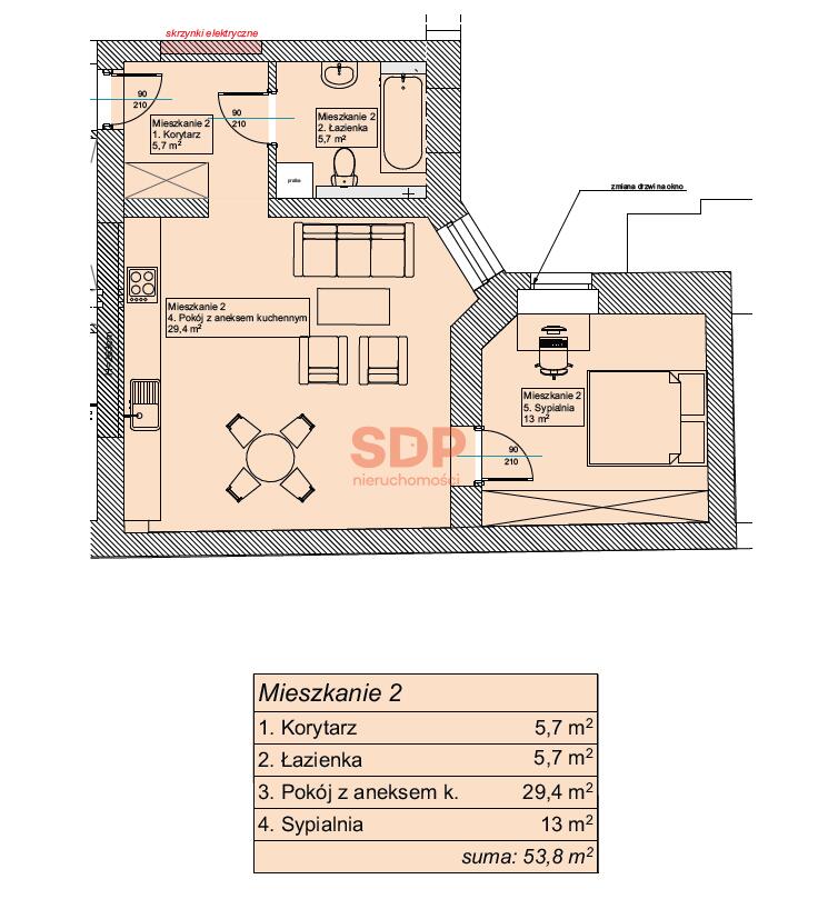 Mieszkanie 53 m², Chorzów, Kazimierza Wielkego - zdjęcie 16
