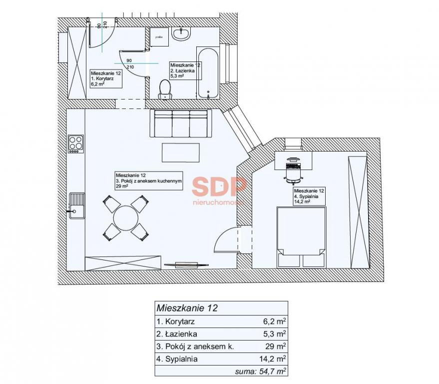 Mieszkanie 54 m², Chorzów, Kazimierza Wielkego - zdjęcie 16
