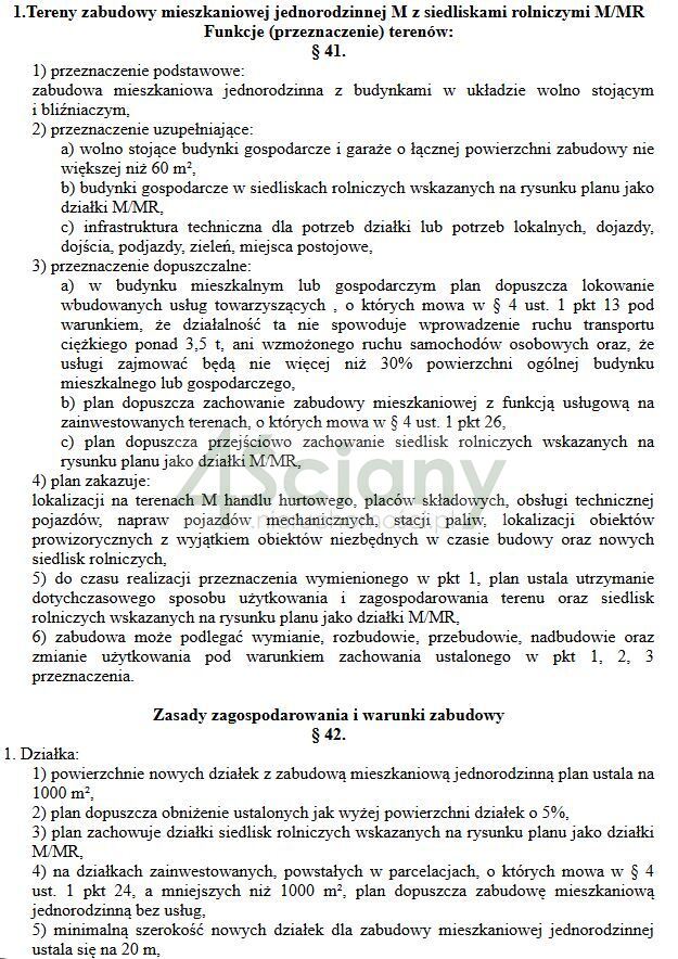 Działka budowlana 2190 m², Rusiec - zdjęcie 2