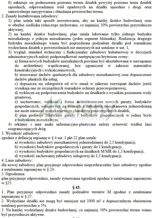 Działka budowlana 2190 m², Rusiec - zdjęcie 3