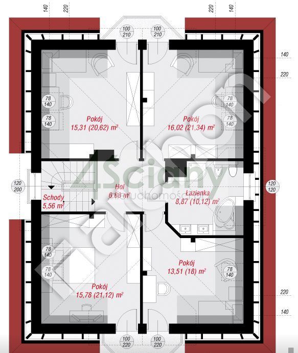 Dom 250&nbsp;m², Zaborówek - zdjęcie 3