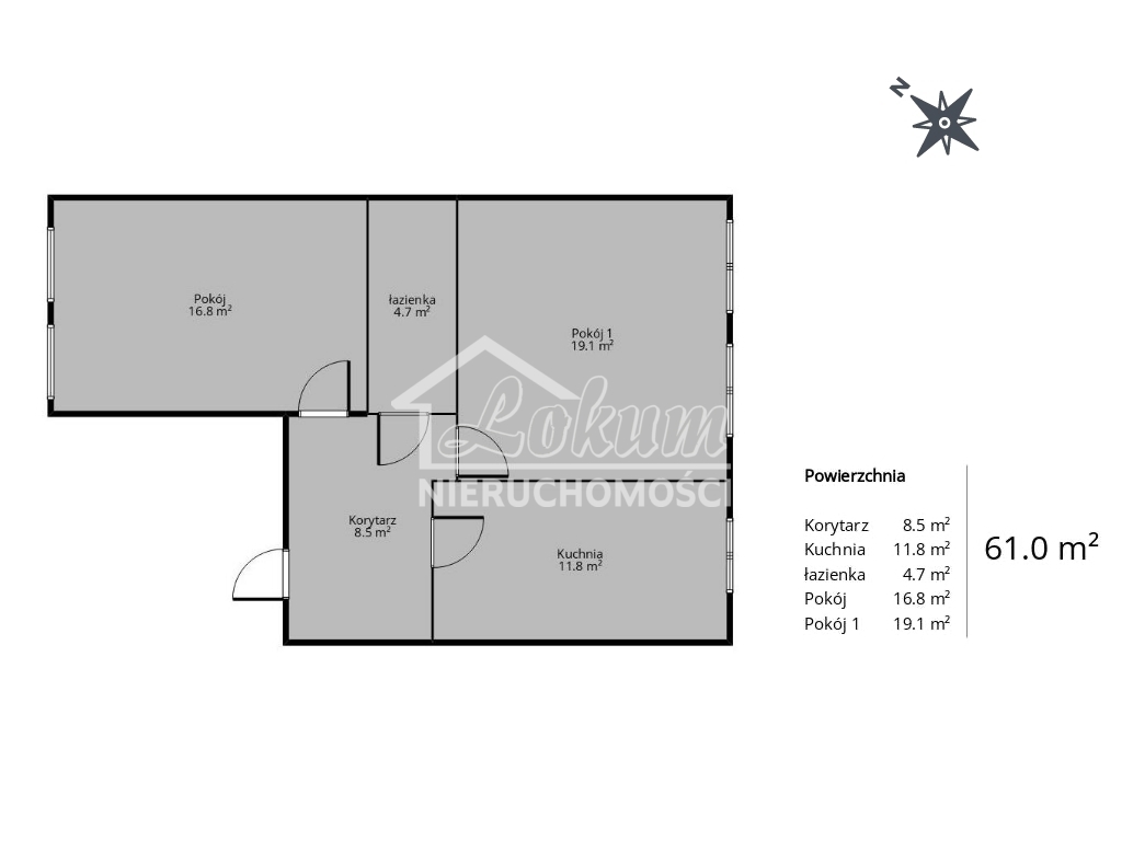 Mieszkanie 60,97 m², Szczecin - zdjęcie 4