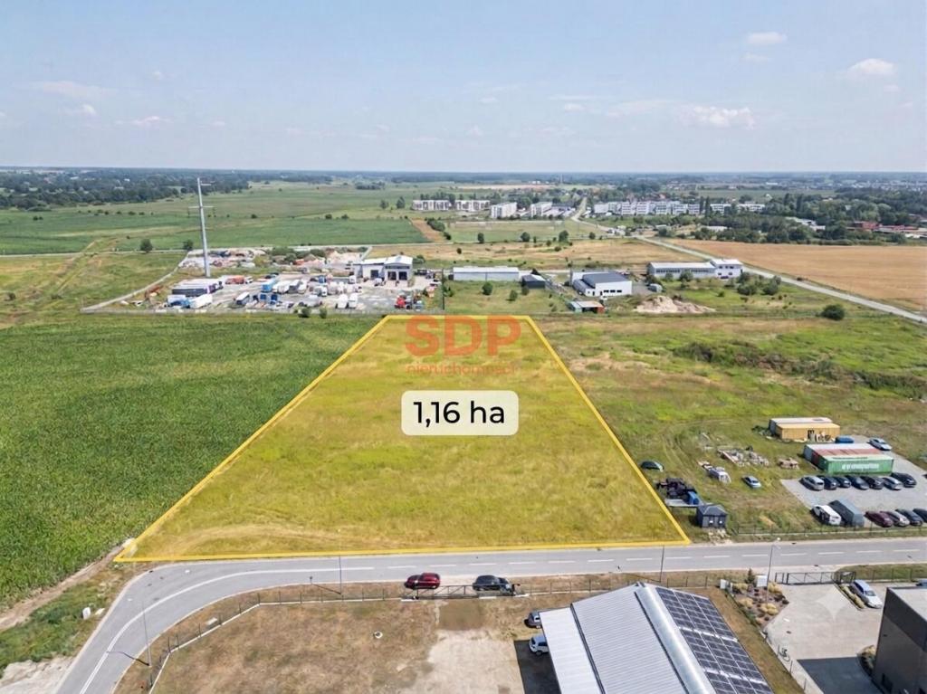 Działka inwestycyjna 1,16 ha, Dobrzykowice, Magazynowa - zdjęcie 1
