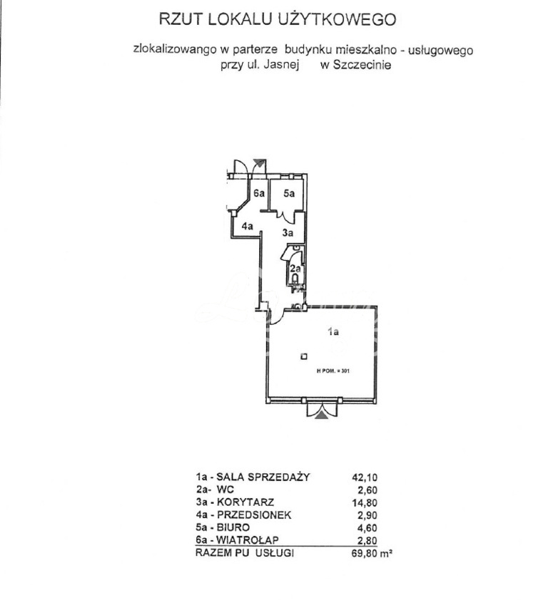 Lokal usługowy do wynajęcia, 69,8 m², Szczecin - zdjęcie 8