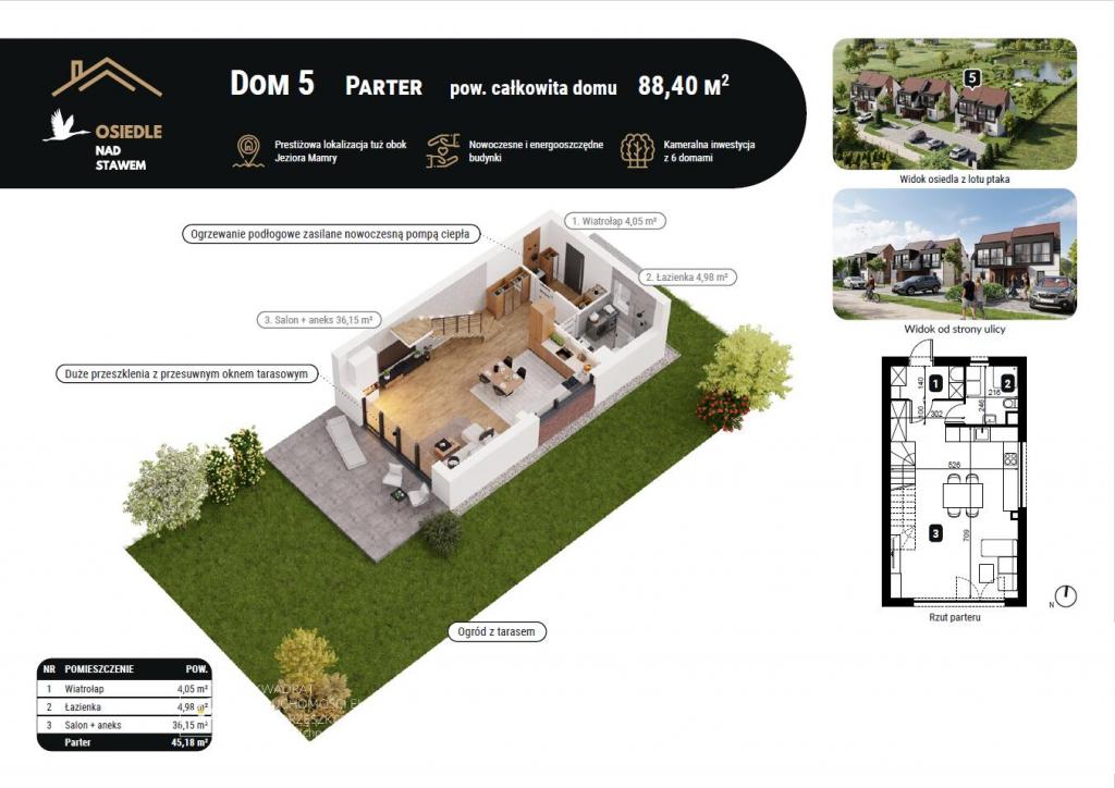Dom 88&nbsp;m², Węgorzewo, Nad Stawem - zdjęcie 18
