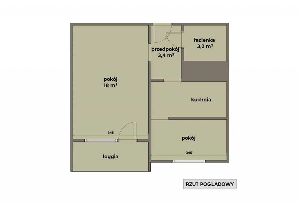 Mieszkanie 37 m², Kraków, Dywizjonu 303 - zdjęcie 5