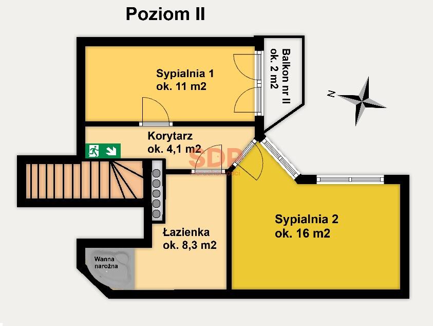 Mieszkanie 76&nbsp;m², Wrocław, Róży Wiatrów - zdjęcie 6