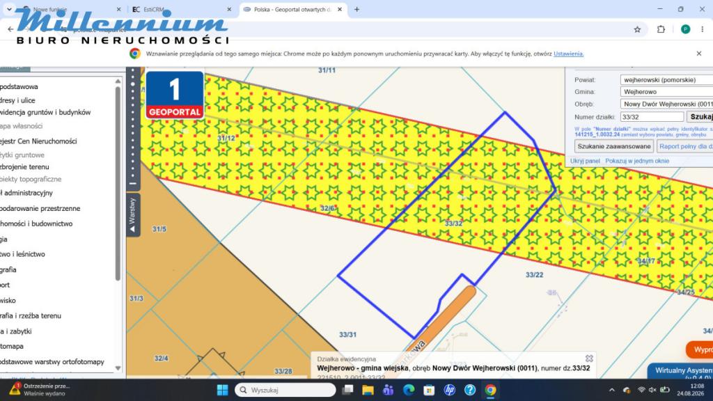 Działka budowlana Nowy Dwór Wejherowski 2771m2 - zdjęcie 1