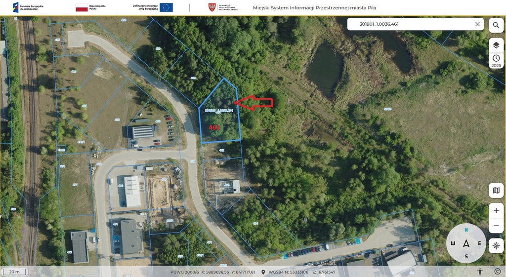 Działka inwestycyjna 1610&nbsp;m², Piła, Gliniana - zdjęcie 2
