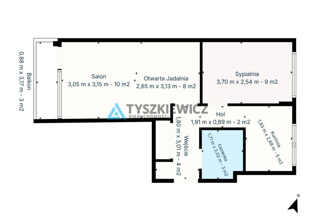 Mieszkanie w Kościerzynie gotowe do zamieszkania - zdjęcie 2