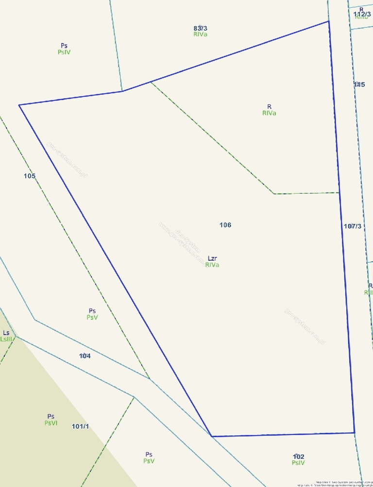 Działka rolna 5300&nbsp;m², Białogarda - zdjęcie 2