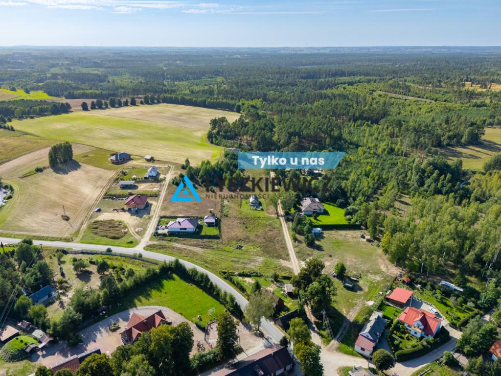 Działka 1434 m² z WZ | 200 m od Brdy | media - zdjęcie 1