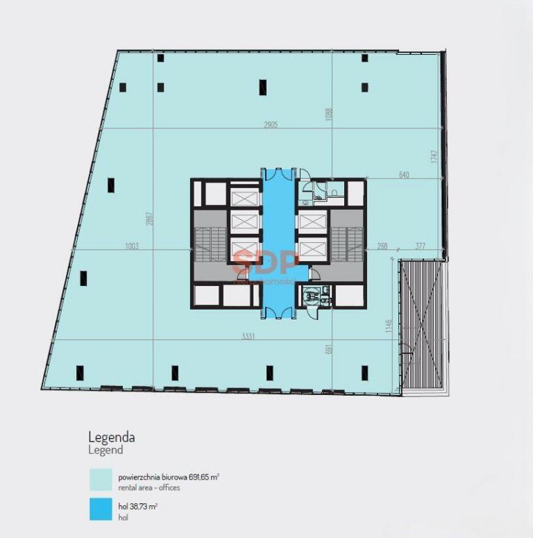 Lokal biurowy do wynajęcia, 691 m², Wrocław, Krzyki, Wielka - zdjęcie 10