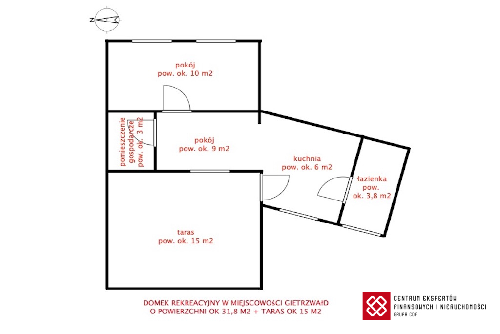Dom 31,8 m², Gietrzwałd, Łąkowa 35 - zdjęcie 15