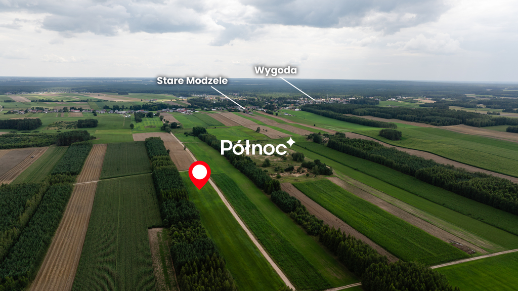 Działka budowlana 1000 m², Stare Modzele - zdjęcie 4
