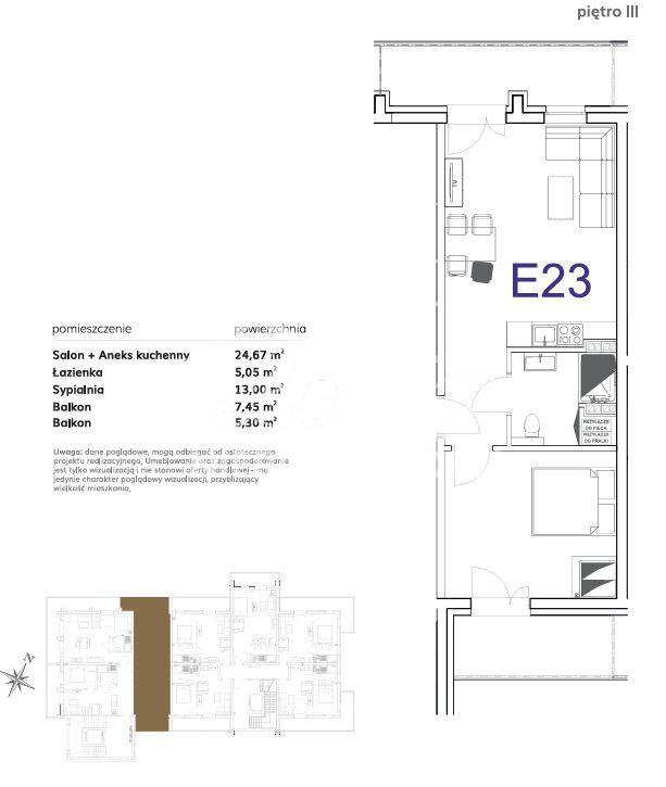 Mieszkanie 42,72 m², Pobierowo, Powstańców - zdjęcie 5