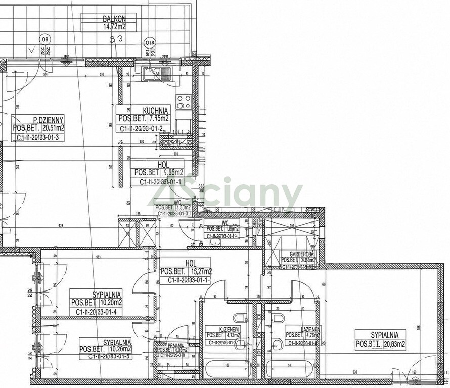 Mieszkanie 117&nbsp;m², Warszawa, Sarmacka - zdjęcie 4