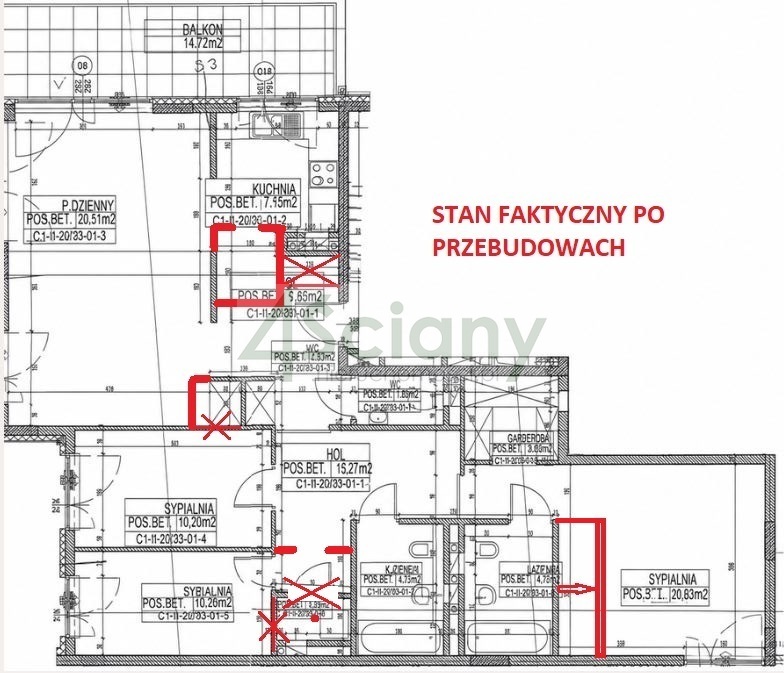Mieszkanie 117&nbsp;m², Warszawa, Sarmacka - zdjęcie 3