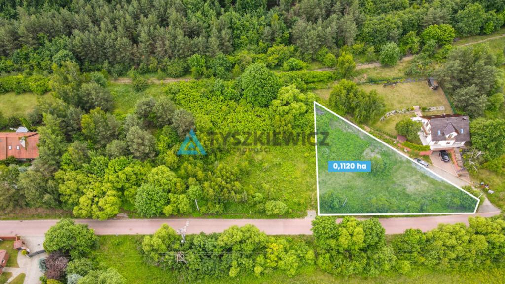 Narożna działka tuż przy Pruszczu Gd. (1120m2) - zdjęcie 2