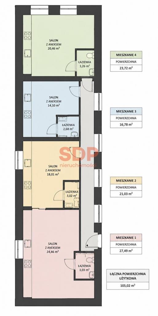 Lokal usługowy na sprzedaż, 105&nbsp;m², Wrocław, Stare Miasto, Szewska - zdjęcie 2